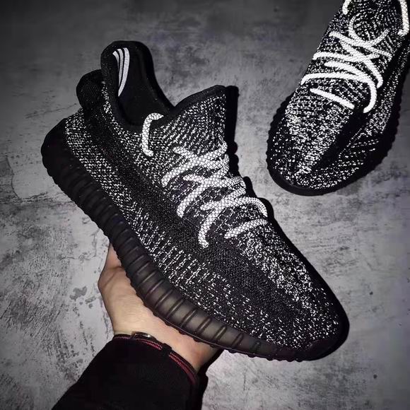 Black Babysbreath Yeezy 350 Shoes For Men and Women-2